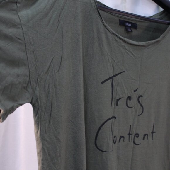 ellos Khaki Graphic Short Sleeve Tee - Picture 4 of 10